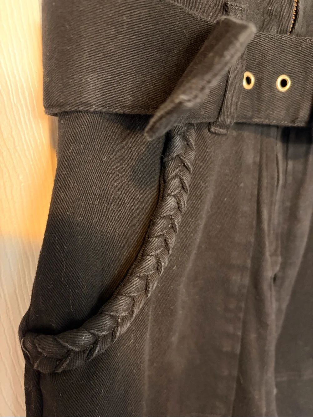 Show Me Your Mumu Outlaw Denim Belted Romper - Picture 7 of 11